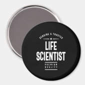 Lebenswissenschaftler Job Titel Geschenk Magnet (Vorderseite/Rückseite)