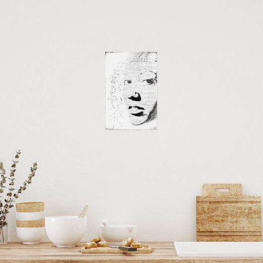 Lebenswörter Poster (Küche)