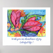 Lebenswunsch Poster (Vorne)