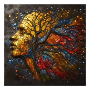 Lebenswurzeln Fotodruck