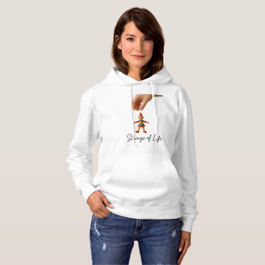 Lebenszeichen | Aufkleber Hoodie (Vorne ganz)