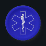 Lebenszeichen (EMT) Pappteller<br><div class="desc">Medizinischer Notdienst</div>