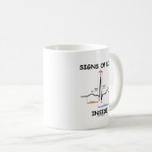 Lebenszeichen Innere (ECG/EKG Herzschlag) Kaffeetasse (VorderseiteRechts)
