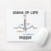 Lebenszeichen Innere (ECG/EKG Herzschlag) Mousepad (Mit Mouse)