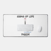 Lebenszeichen innerhalb des medizinischen Herzschl Schreibtischunterlage (Tastatur & Maus)