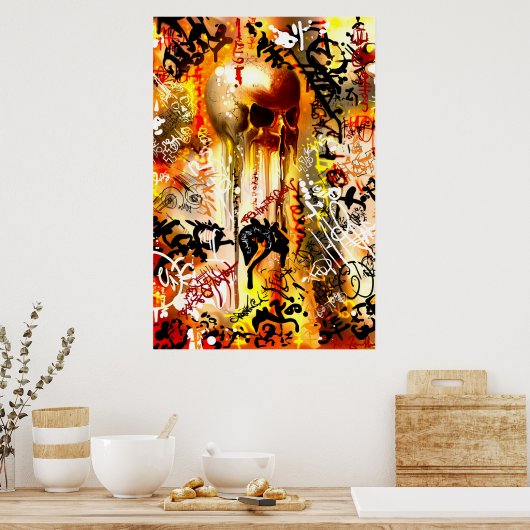 Lebenszeichen Poster (Küche)