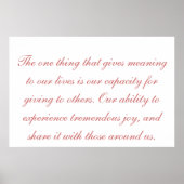 Lebenszeichen Poster (Vorne)