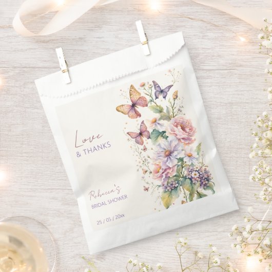 Lebenszeit der Schmetterlinge Blumengefälligkeit f Geschenktütchen (Ausgeschnitten)