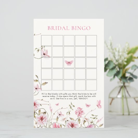 Lebenszeit der Schmetterlinge Floral Bridal Bingo (Stehend Vorderseite)