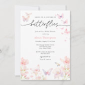 Lebenszeit des Brautparty der Schmetterlinge Einladung (Vorderseite)