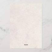 Lebenszeit des Brautparty der Schmetterlinge Folieneinladung (Rückseite)