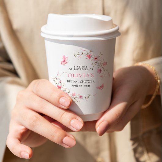 Lebenszeit des Brautparty der Schmetterlinge Pappbecher