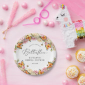 Lebenszeit des Brautparty der Schmetterlinge Pappteller (Party)