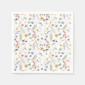 Lebenszeit des Brautparty der Wildblume von Schmet Serviette (Vorderseite)