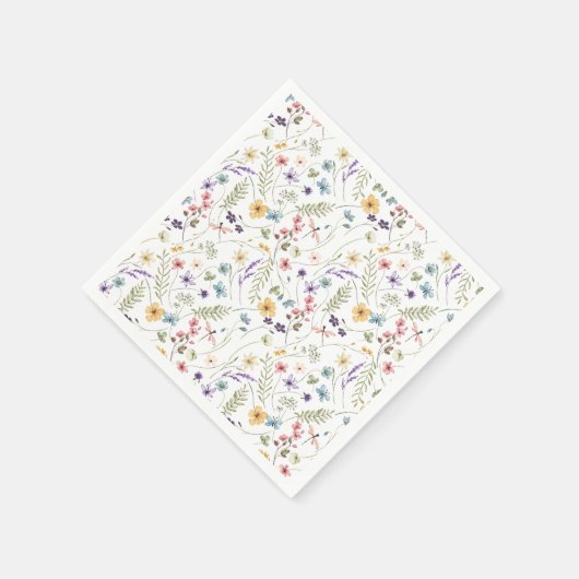 Lebenszeit des Brautparty der Wildblume von Schmet Serviette (Ecke)