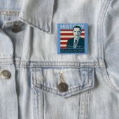 Lebenszeit-Knopf Präsidenten-Obama History In Our Button (Beispiel)
