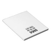 Lebensziel: Begleiter aller Hunde II Notizblock (angewinkelt)