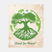 "Lebenszirkel" Fleecedecke (Vorderseite)