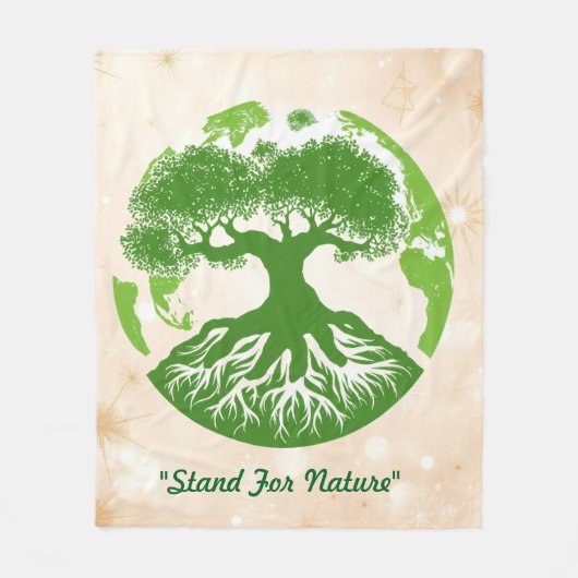 "Lebenszirkel" Fleecedecke (Vorderseite)