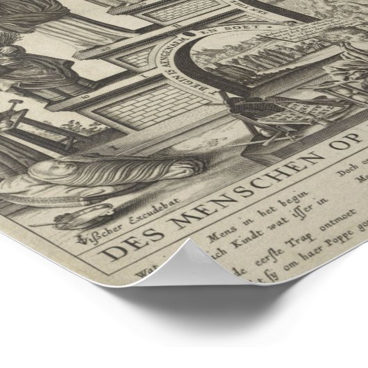 Lebenszirkel Poster (Ecke)