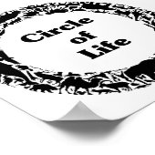 Lebenszirkel Poster (Ecke)