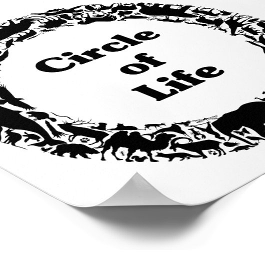 Lebenszirkel Poster (Ecke)