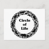 Lebenszirkel Postkarte (Vorderseite)