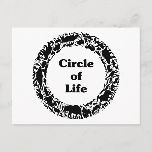 Lebenszirkel Postkarte (Vorderseite)