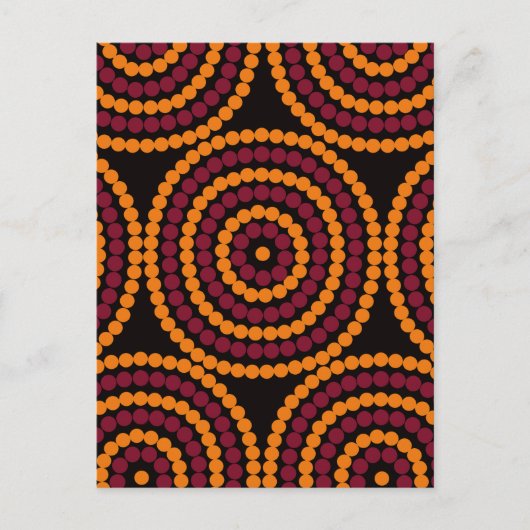 Lebenszyklus der Aborigines Postkarte (Vorderseite)
