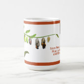 Lebenszyklus des Monarchfalters Kaffeetasse (Mittel)