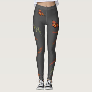 Lebenszyklus des Monarchfalters Leggings