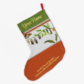Lebenszyklus eines Monarchfummis Großer Weihnachtsstrumpf (Rückseite (Hängend))
