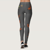 Lebenszyklus eines Monarchfummis Leggings (Rückseite)