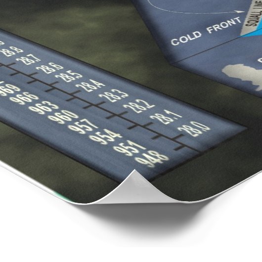 Lebenszyklus eines Sturms Poster (Ecke)