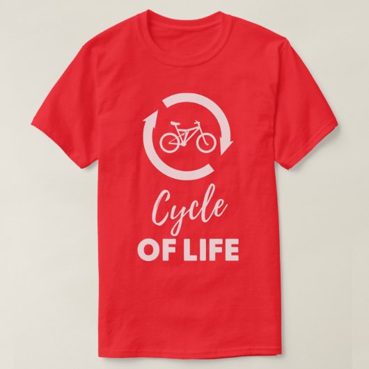 Lebenszyklus T-Shirt (Design vorne)