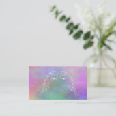 Lebentrainerengel wings Visitenkarten Visitenkarte (Stehend Vorderseite)