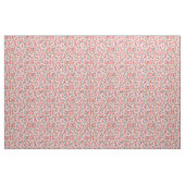 Leber-Dalmatiner-Hund rosa Blüten Stoff (Fat Quarter (45,7 x 55,9 cm))