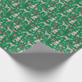 Leber Dalmatiner Hundeweihe Geschenkpapier (Ecke)