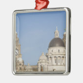 Leber-Gebäude, Liverpool, England Silbernes Ornament (Links)