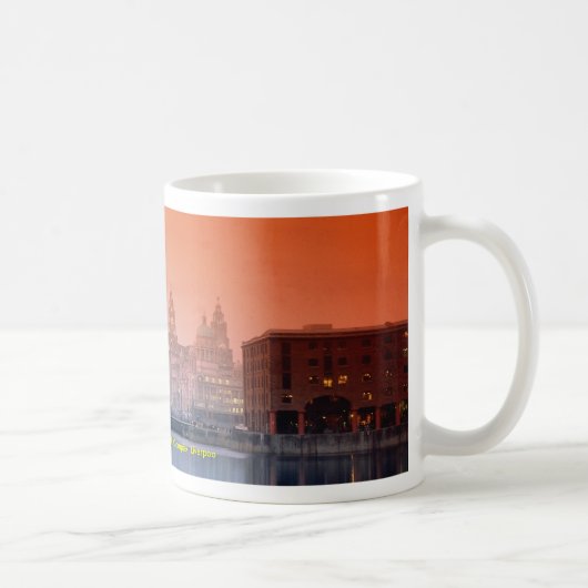 Leber-Gebäude von Albert koppeln Komplex, Liverpoo Kaffeetasse (Rechts)