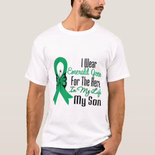 Leber-Krebs-Band-Held mein Sohn T-Shirt