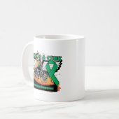 Leber-Krebs-Fahrt für eine Heilung Kaffeetasse (Vorderseite Links)