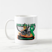 Leber-Krebs-Fahrt für eine Heilung Kaffeetasse (Links)