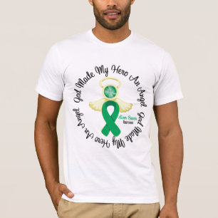 Leber-Krebs-Gott machte meinen Held einen Engel T-Shirt