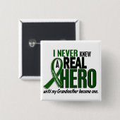 Leber-Krebs KANNTE NIE eine HELD 2 Großmutter Button (Vorne & Hinten)