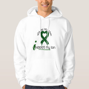 LEBER-KREBS stütze ich meinen Sohn Hoodie