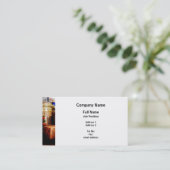 Leber-Pillen im Gemischtwarenladen Visitenkarte (Stehend Vorderseite)