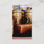 Leber-Pillen im Gemischtwarenladen Visitenkarte (Rückseite)