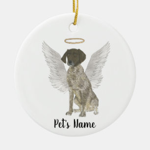 Leber-Weißer Deutsch Kurzhaar Sympathie Keramik Ornament