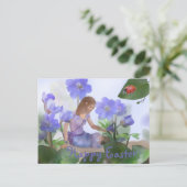 Leberblümchen Postkarte (Stehend Vorderseite)